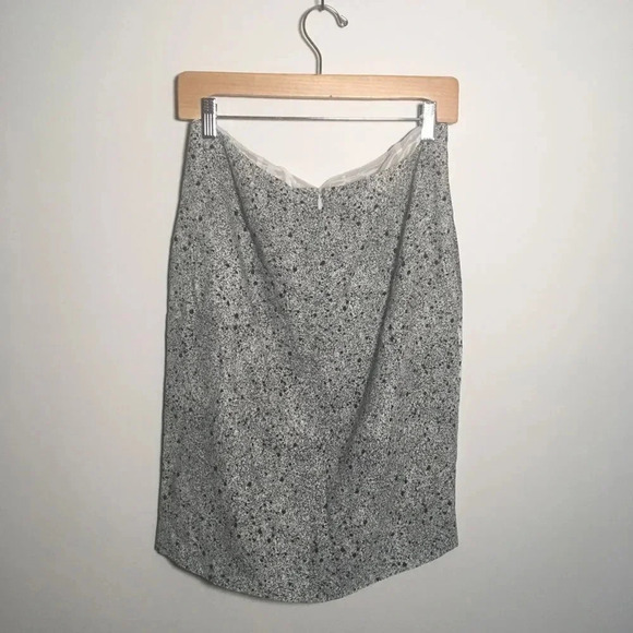 Hugo Boss Vibrush Paint Splatter Pencil Skirt - Picture 6 of 10